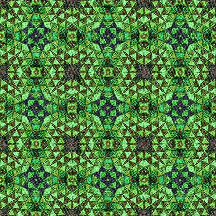 Round Patterned Dark Forest Green Rug, pat3712grn