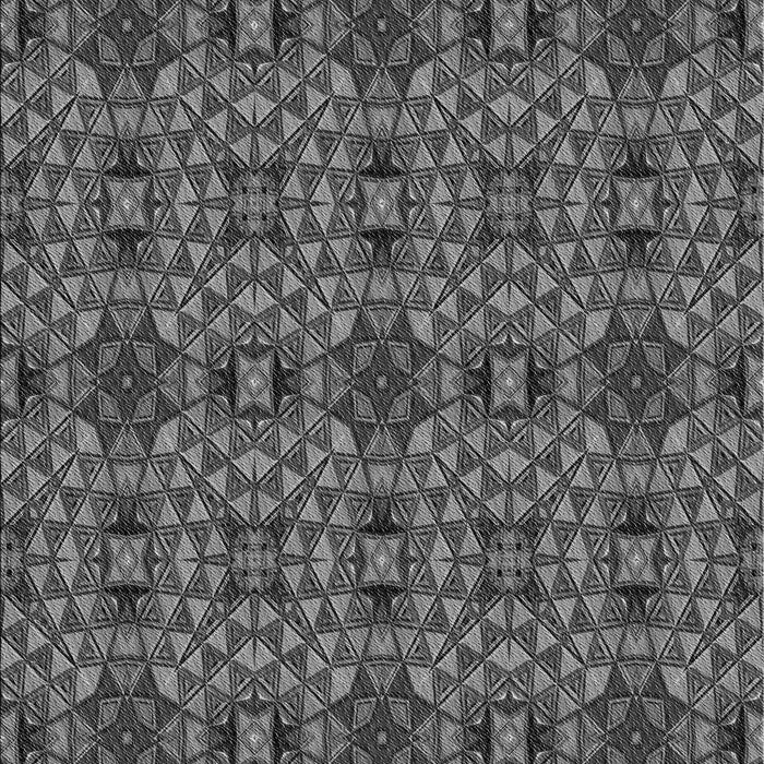 Patterned Dark Gray Black Rug, pat3712gry