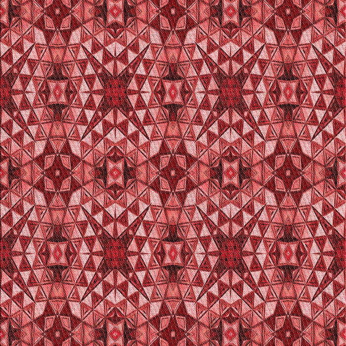Patterned Red Rug, pat3712rd
