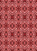 Machine Washable Transitional Red Rug, wshpat3712rd