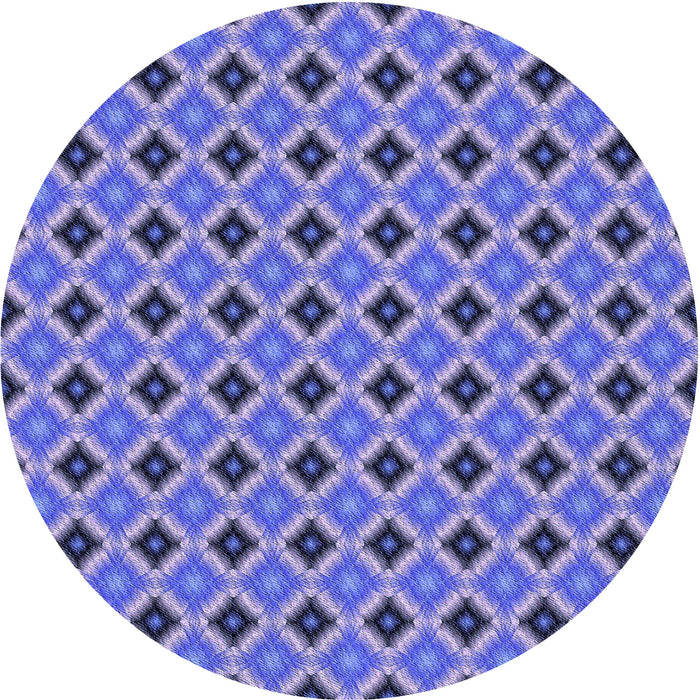 Square Machine Washable Transitional Purple Mimosa Purple Rug in a Living Room, wshpat3713blu