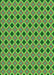 Patterned Green Rug, pat3713grn