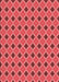 Patterned Red Rug, pat3713rd