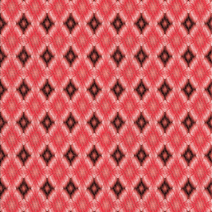 Patterned Red Rug, pat3713rd