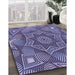 Machine Washable Transitional Purple Mimosa Purple Rug in a Family Room, wshpat3714blu