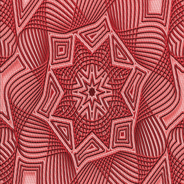 Machine Washable Transitional Red Rug, wshpat3714rd