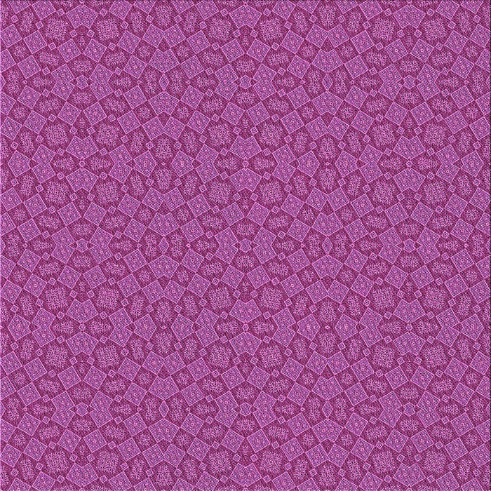 Round Patterned Medium Violet Red Pink Rug, pat3715pur