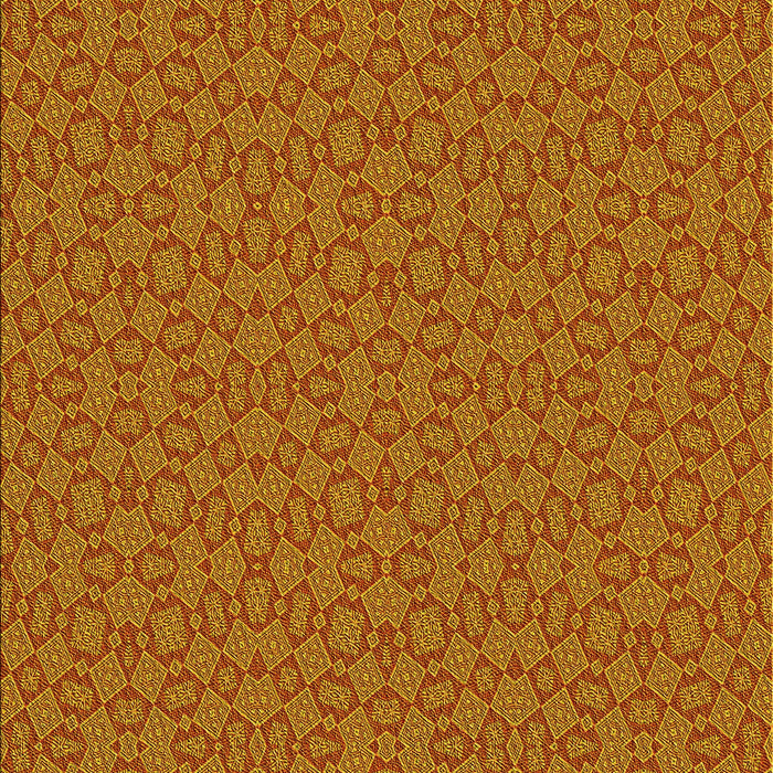 Machine Washable Transitional Red Rug, wshpat3715yw