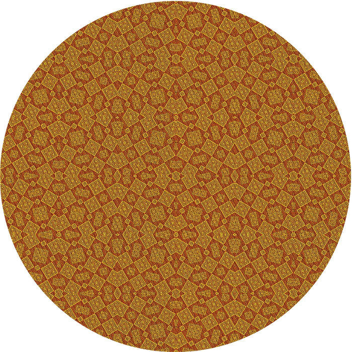 Square Patterned Red Rug, pat3715yw