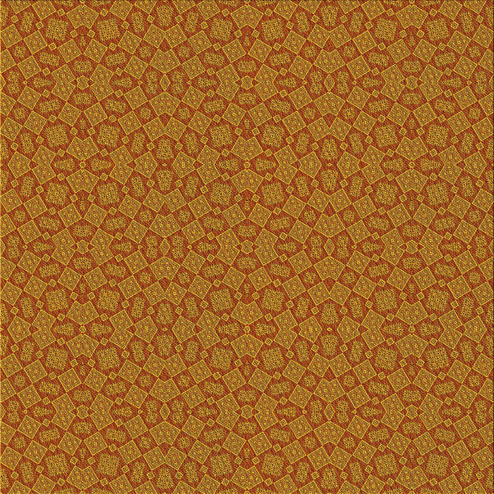 Round Patterned Red Rug, pat3715yw