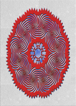 Patterned Pastel Light Blue Novelty Rug, pat3716