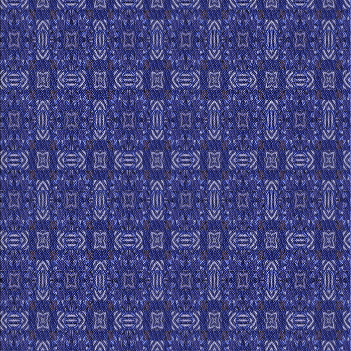 Patterned Denim Dark Blue Rug, pat3717blu