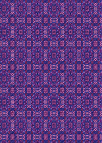 Machine Washable Transitional Bright Purple Rug, wshpat3717pur