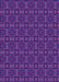 Patterned Bright Purple Rug, pat3717pur