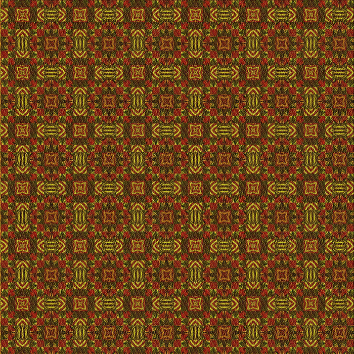 Round Patterned Dark Red Rug, pat3717yw