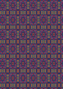 Patterned Plum Purple Novelty Rug, pat3717