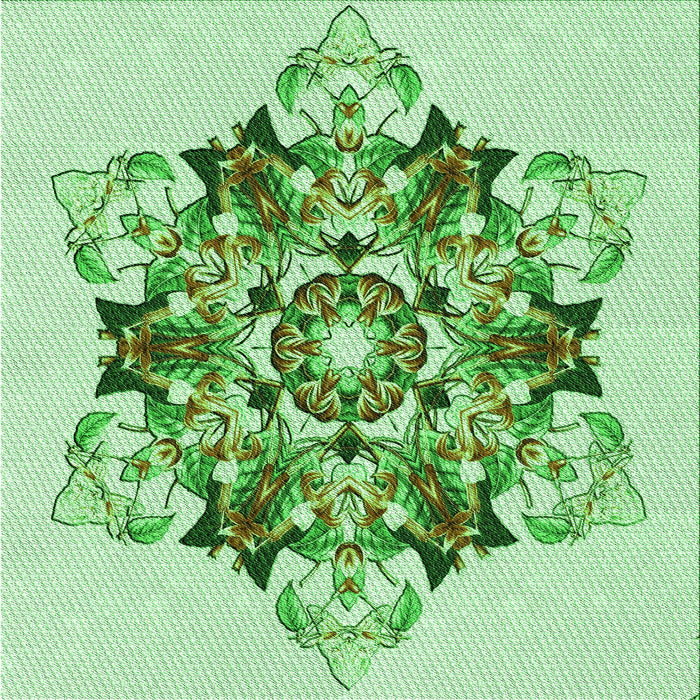 Round Machine Washable Transitional Light Green Rug, wshpat3719grn