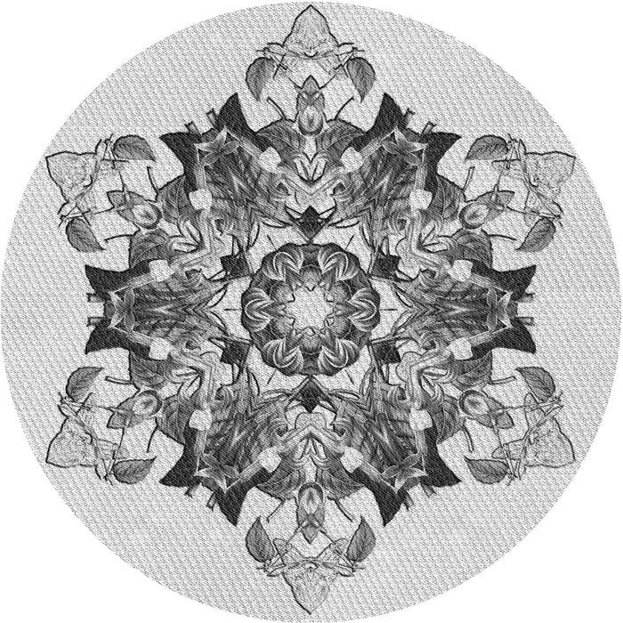 Square Machine Washable Transitional Gray Rug in a Living Room, wshpat3719gry