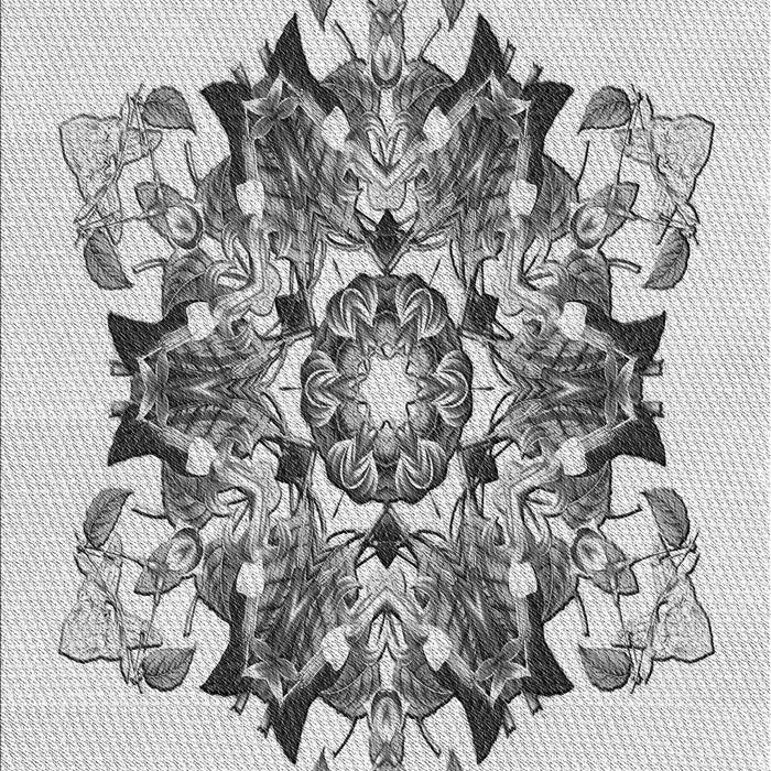 Patterned Gray Rug, pat3719gry