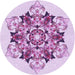 Square Patterned Medium Orchid Purple Rug, pat3719pur