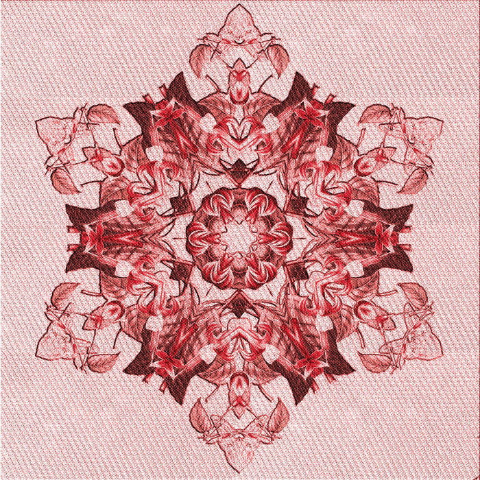 Round Machine Washable Transitional Red Rug, wshpat3719rd