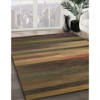 Patterned Copper Brown Rug, pat372brn