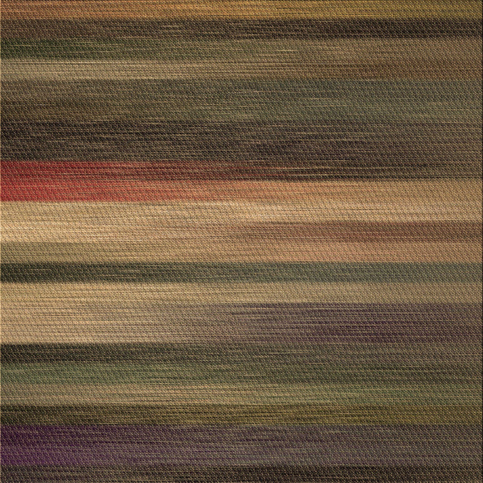 Round Patterned Copper Brown Rug, pat372brn