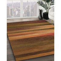 Patterned Red Brown Rug, pat372org