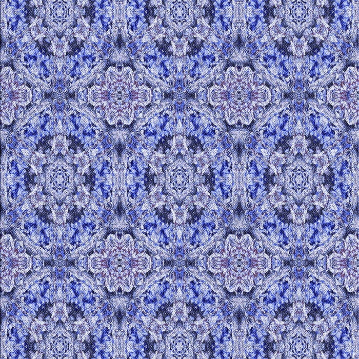 Patterned Jeans Blue Rug, pat3720blu