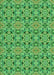 Patterned Green Rug, pat3720grn