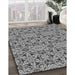 Machine Washable Transitional Cloud Gray Rug in a Family Room, wshpat3720gry