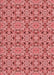 Patterned Light Coral Pink Rug, pat3720rd