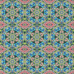 Sideview of Machine Washable Transitional Blue Green Rug, wshpat3720