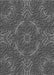 Patterned Dark Gray Black Rug, pat3721gry