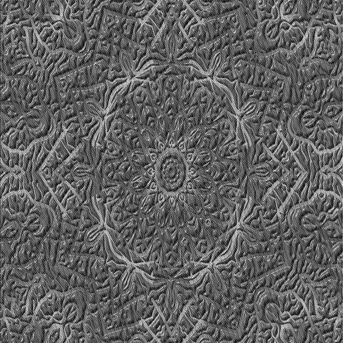 Patterned Dark Gray Black Rug, pat3721gry