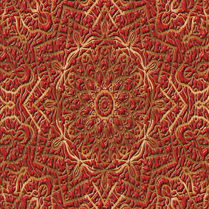 Patterned Orange Rug, pat3721org