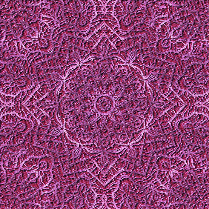 Round Machine Washable Transitional Crimson Purple Rug, wshpat3721pur
