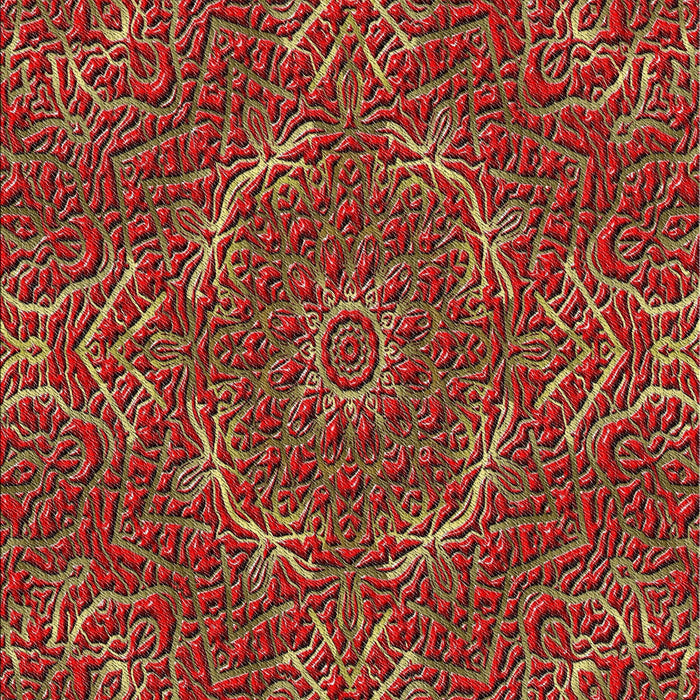 Patterned Red Novelty Rug, pat3721