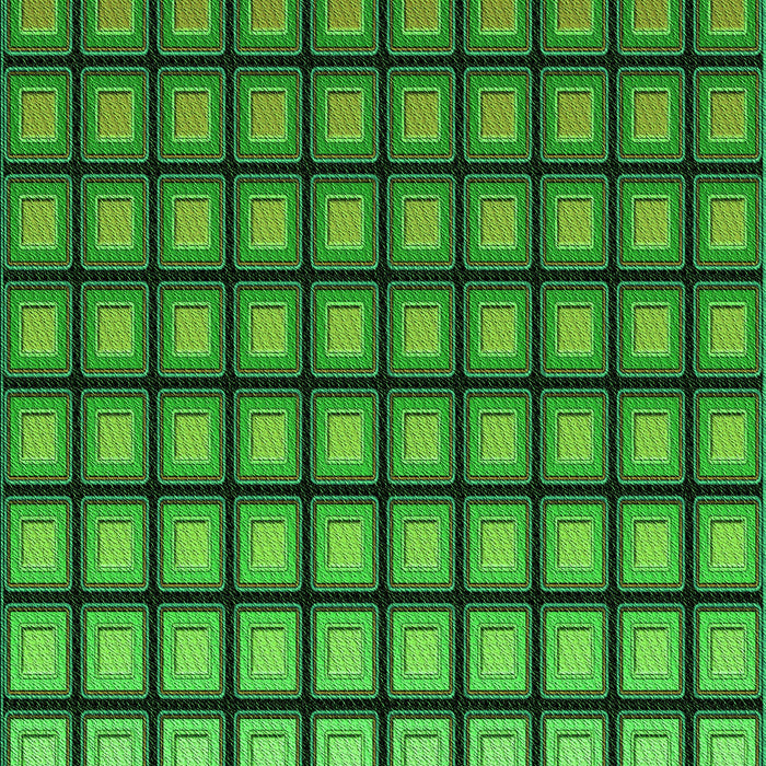 Patterned Deep Emerald Green Rug, pat3722grn