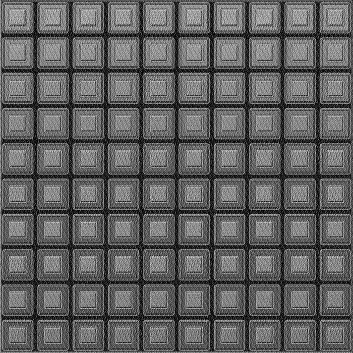 Round Patterned Dark Gray Black Rug, pat3722gry