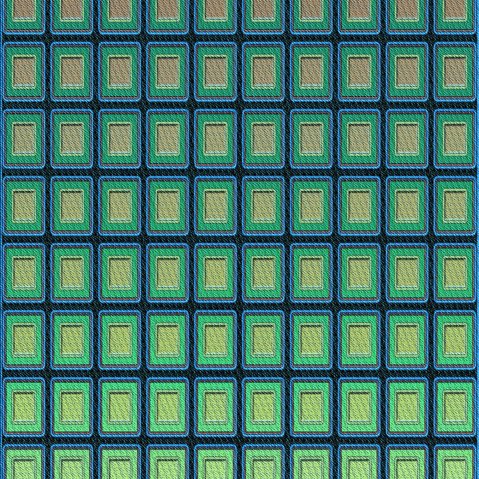 Patterned Lime Mint Green Rug, pat3722lblu