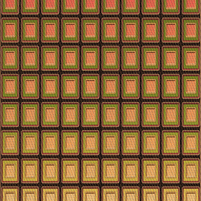 Patterned Caramel Brown Rug, pat3722org