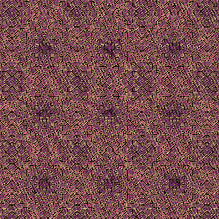 Round Patterned Petra Gold Brown Rug, pat3723brn