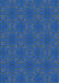 Machine Washable Transitional Blue Ivy Blue Rug, wshpat3723lblu