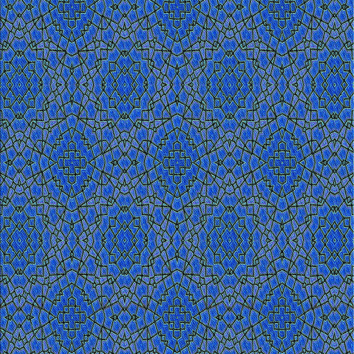 Machine Washable Transitional Blue Ivy Blue Rug, wshpat3723lblu