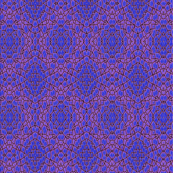 Machine Washable Transitional Bright Purple Rug, wshpat3723pur