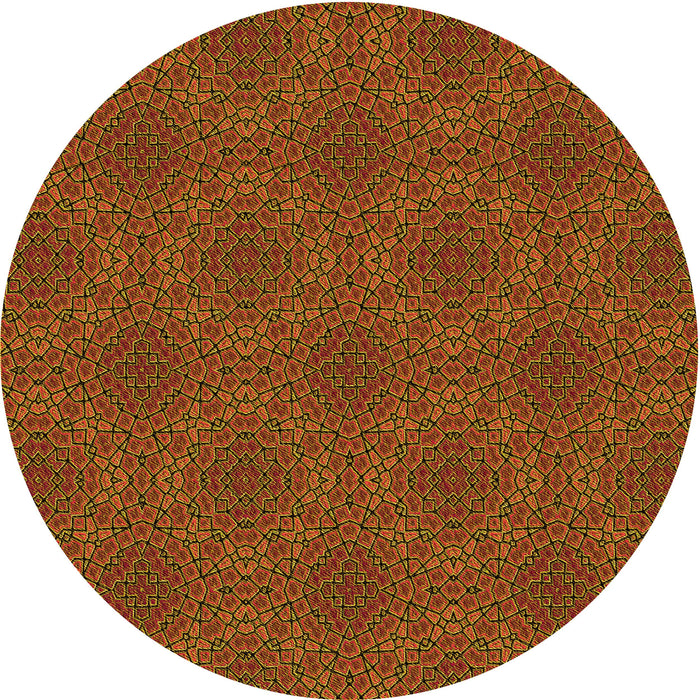 Square Machine Washable Transitional Tomato Red Rug in a Living Room, wshpat3723yw