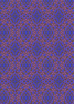 Patterned Bright Purple Novelty Rug, pat3723