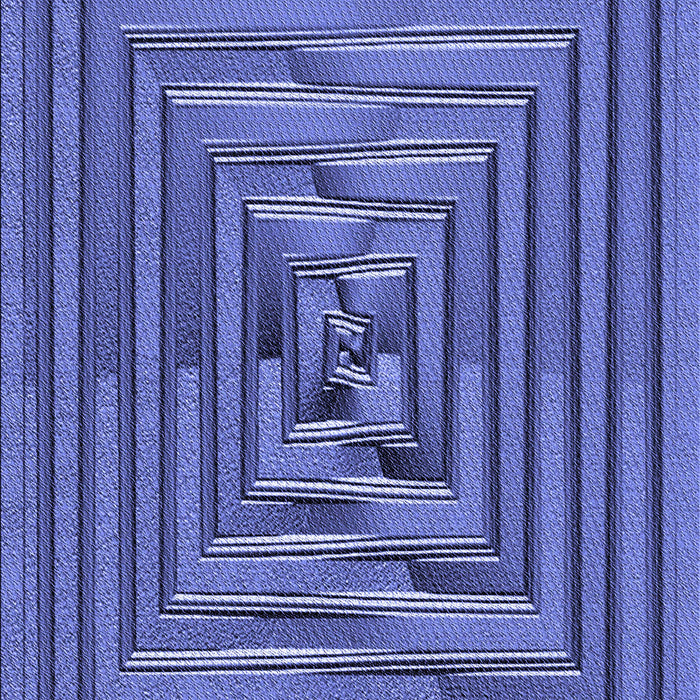 Machine Washable Transitional Sky Blue Rug, wshpat3724blu