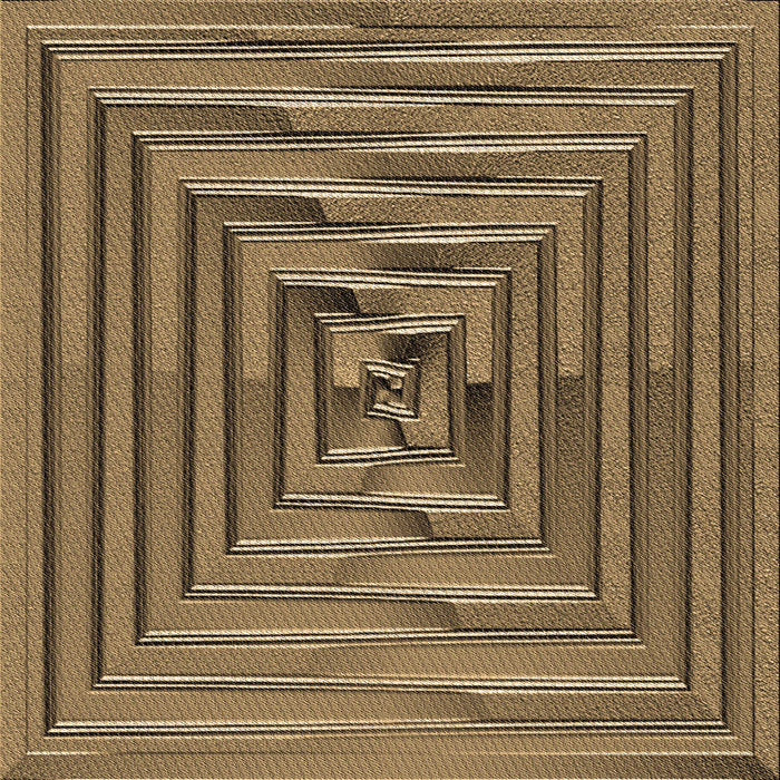 Round Machine Washable Transitional Peru Brown Rug, wshpat3724brn